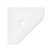 5" Wall Mounted Soap Dish Geo - Bright White Matte