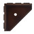 8" Lugged Corner Shelf Geo - Oil Rubbed Bronze Finish