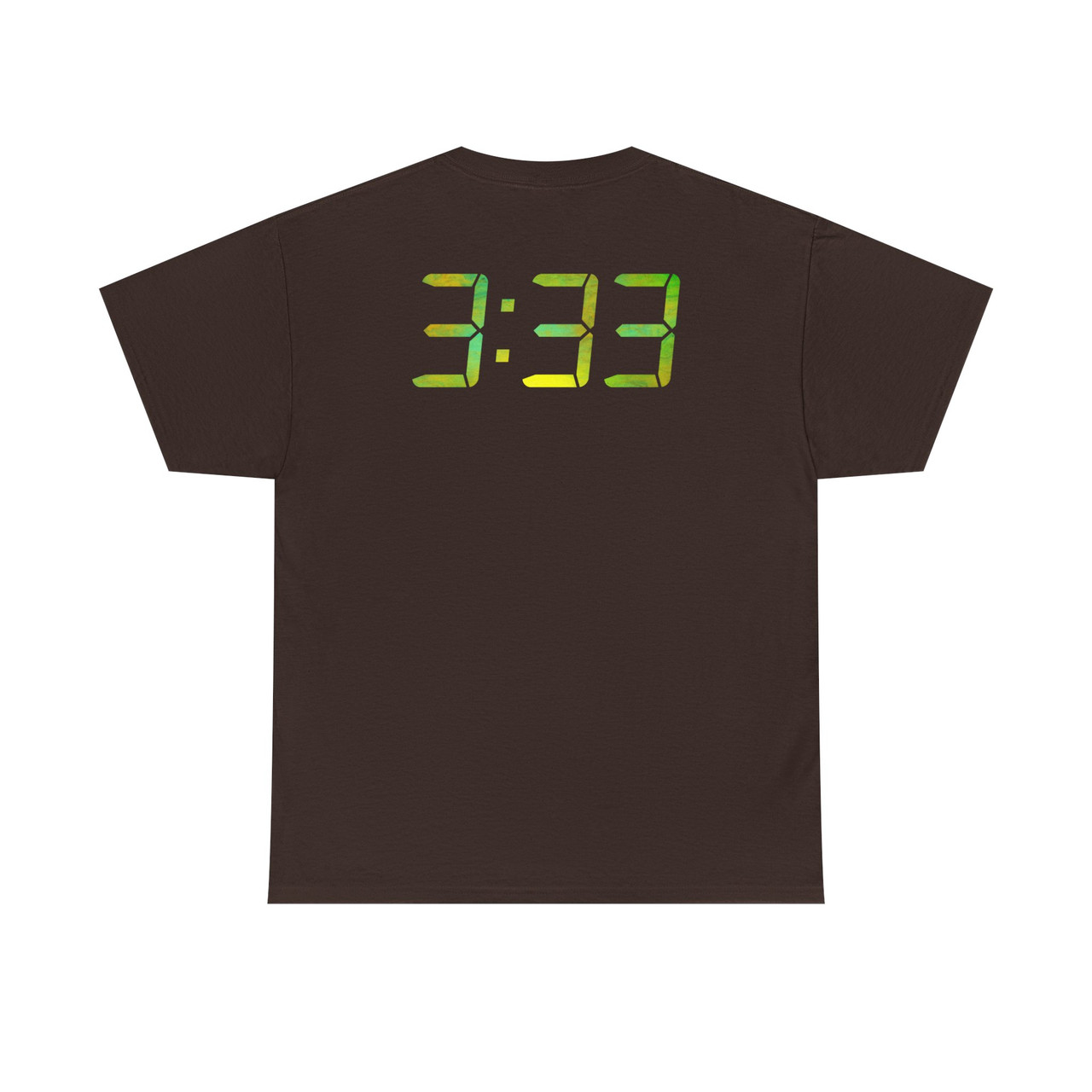 333 ABUNDANCE BUTTERFLY EFFECT TEE (FRONT/BACK) - BLACK MILLENNIUM 