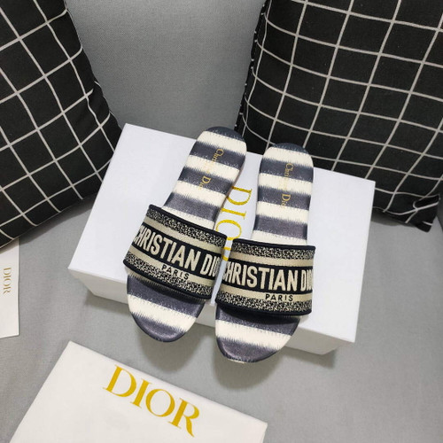 Dior Women's Slippers Designer Dior Sandals Flats Shoes D81197