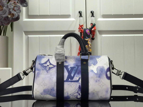 LV M45761 Louis Vuitton Keepall XS Watercolor Blue