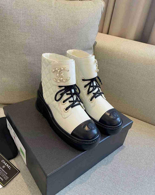 Chanel Women's Boots Designer Chanel Shoes C80035