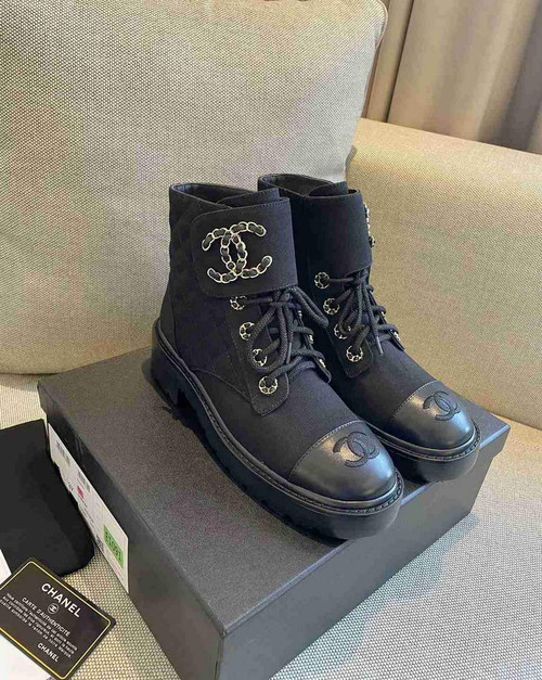 Chanel Women's Boots Designer Chanel Shoes C80031