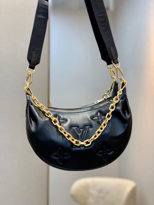 LV M59799 Louis Vuitton Over The Moon Bag Black