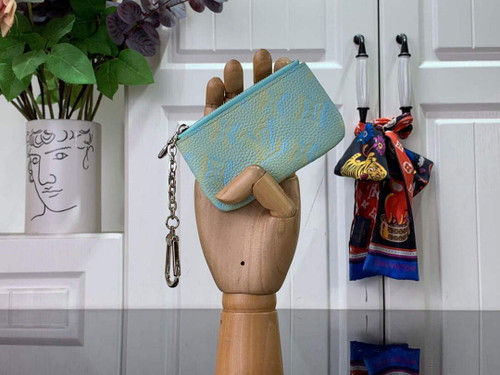 LV M81297 Louis Vuitton Key Pouch Vert d'eau Green