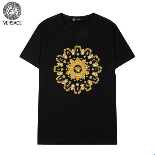 Versace Men la Greca logo Medusa Cystal T-shirt V69651