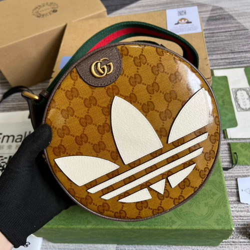 Adidas x Gucci ‎702640 Ophidia small shoulder bag Beige and brown