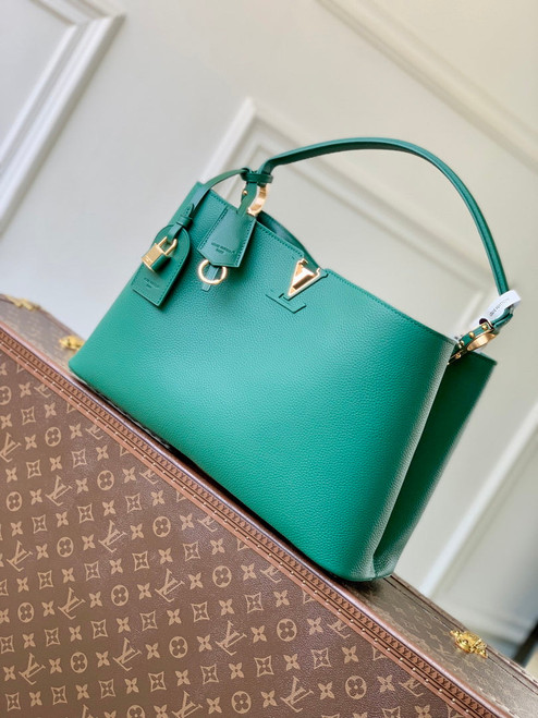 Louis Vuitton LV M26259 Capucines GM Bag Dark green