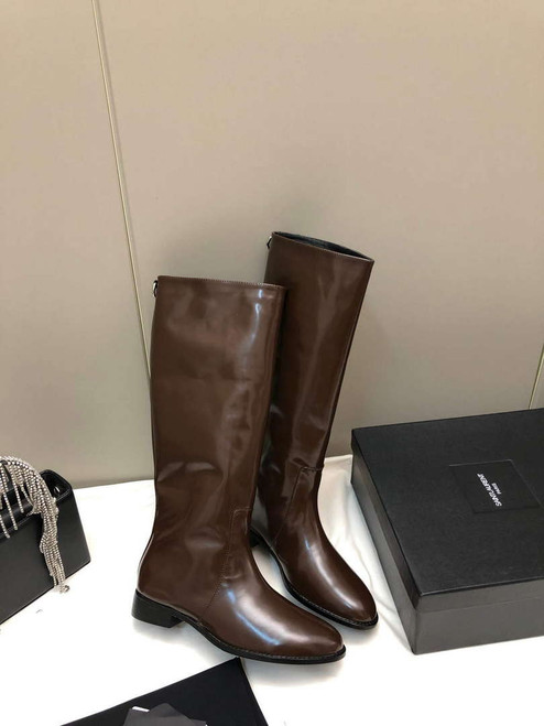 YSL Women's Boots Designer Saint Laurent High Shoes Y67217