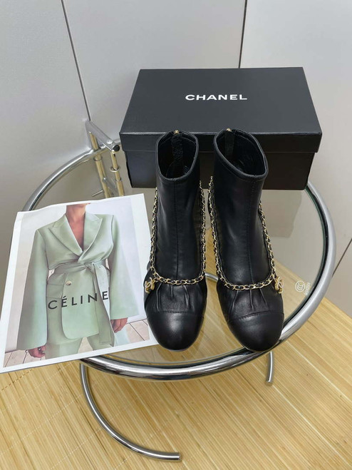 Chanel Women's Shoes Short Boots 194824