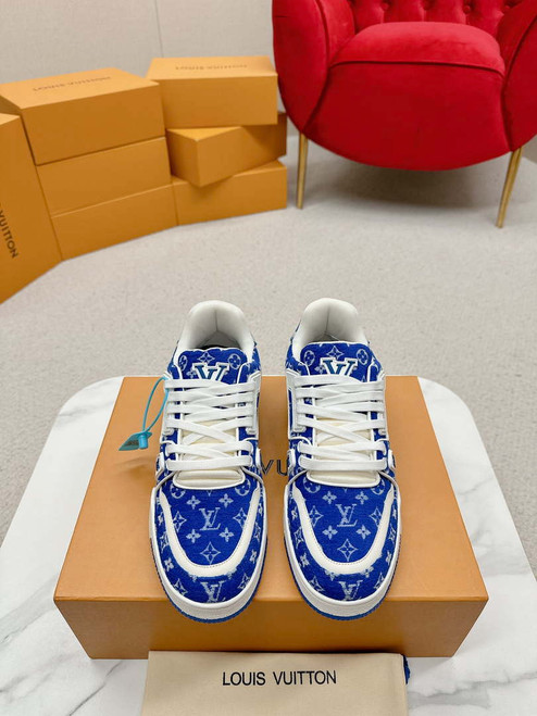Louis Vuitton 1ABNJP Men Women's LV Trainer Sneaker L62481