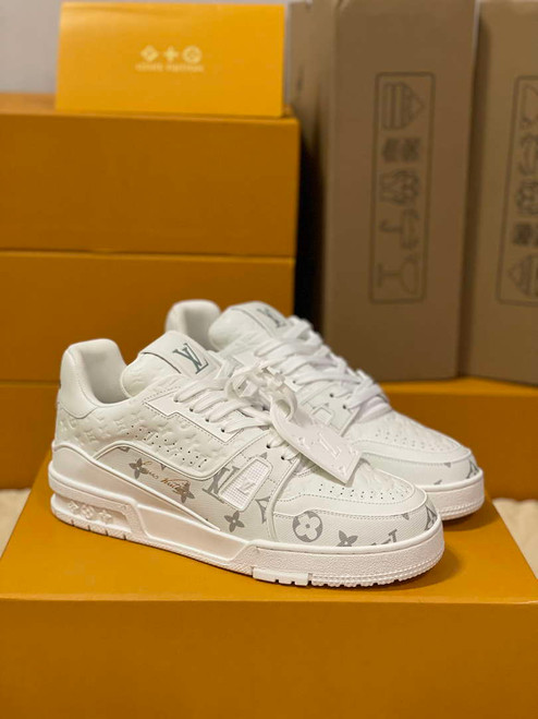Louis Vuitton 1AC58D Women Men's  LV Trainer Sneaker M601028