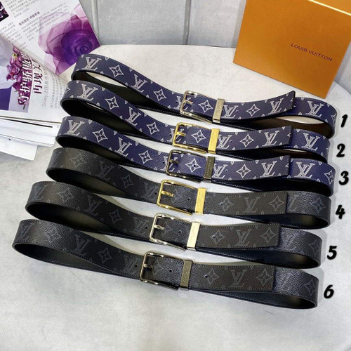 LV Women's Men's Belts Collection Louis Vuitton Initials 34MM Belt 19068