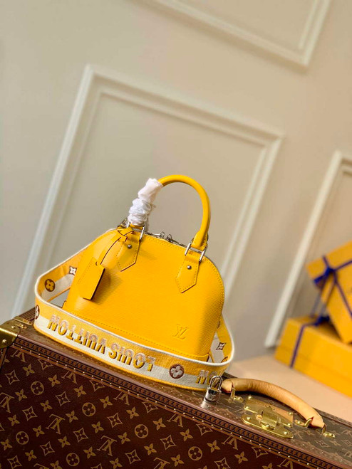 LV M59358 Louis Vuitton Alma BB Bag Sunflower Yellow