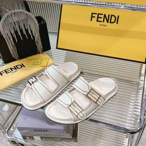 Fendi 8X8326 Women's Men's Feel Slides F88356