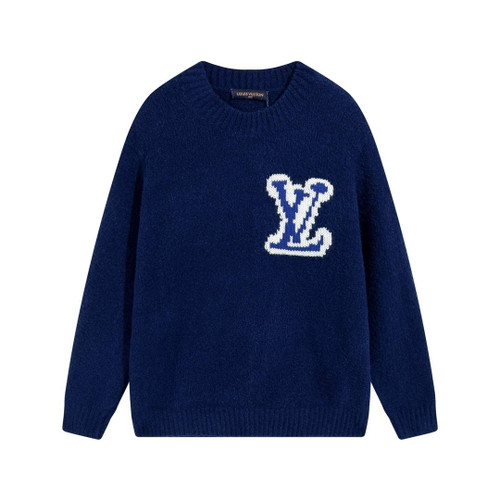 LV 1AATYF Men's Women's Lvse Embossed Crewneck Sweater L55740
