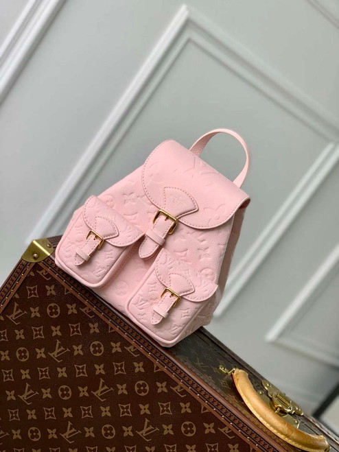 LV M47074 Louis Vuitton Playful Backup Backpack Bag Opal Pink