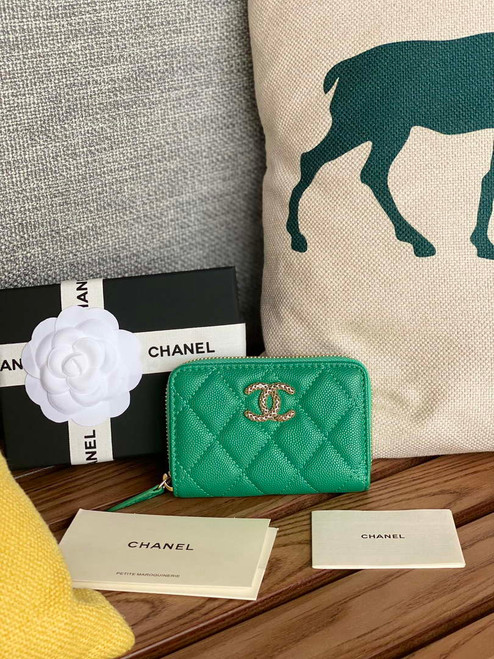 Chanel AP3185 23S Flap Card Holder Calfskin CC65076
