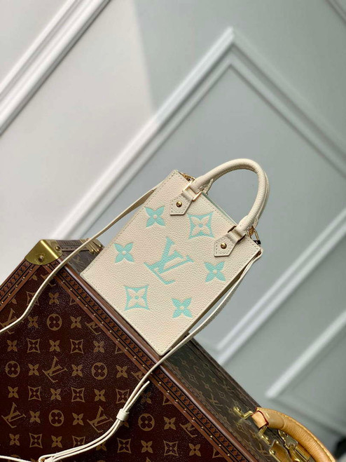 LV M81416 Louis Vuitton Petit Sac Plat Bag Matcha green