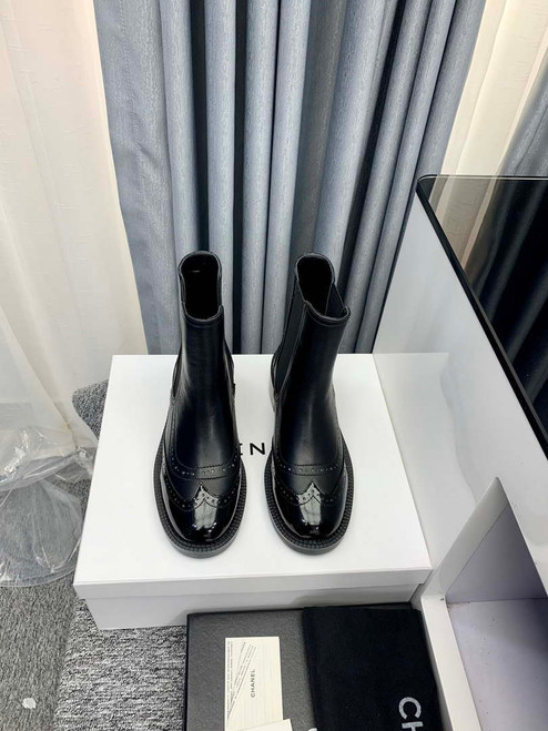Chanel Women's Shoes Ankle Boots 189725