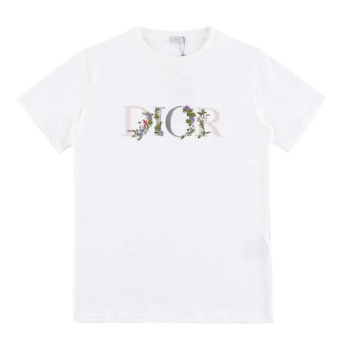 Dior 313J696 Men's Women's Relaxed Fit Cotton Jersey T-shirt D65851