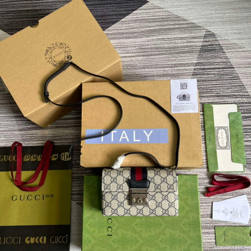 Gucci 652683 Padlock Mini Bag Black