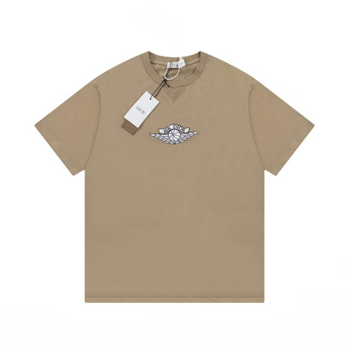 Dior 313J696 Men's Women's Relaxed Fit Cotton Jersey T-shirt D65846