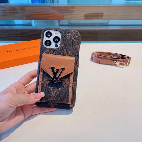 Louis Vuitton Apple Iphone Leather Premium Deluxe Phone Case L20138