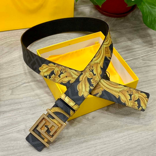 Fendi 7C0424 Belts Designer Calfskin wide 4.0CM F090123