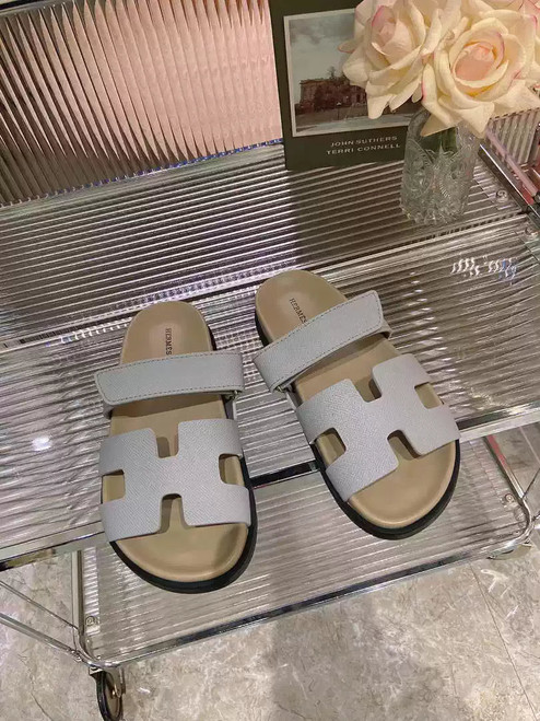 Hermes H222857 Men Women's Hermes Chypre sandals H908913