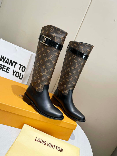 Louis Vuitton Women's Shoes 1AABES Westside Flat High Boots 2022 Collection 001