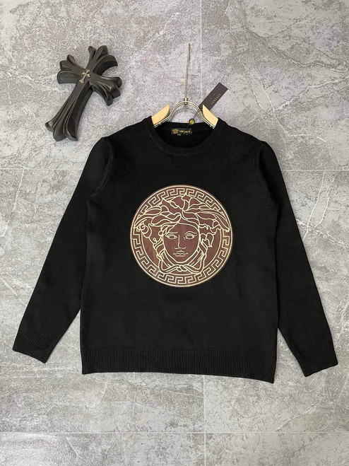 Versace 1007981 Men's Clothing Medusa Logo Sweater V77573