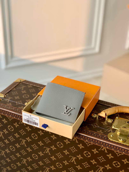 Louis Vuitton M81026 Multiple Wallet LV aerogram Gray