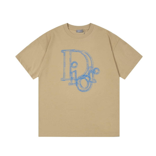 Dior Men's Women's Short Sleeve T-shirt D77543