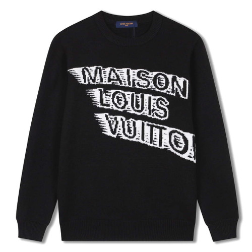 LV 1AATYF Men's Women's Lvse Embossed Crewneck Sweater L55741