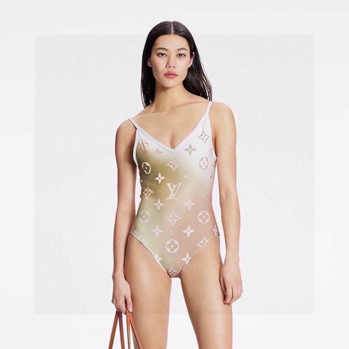 LV 1A9X2H Louis Vuitton Women's Fashion One-Piece Swimsuit L65395