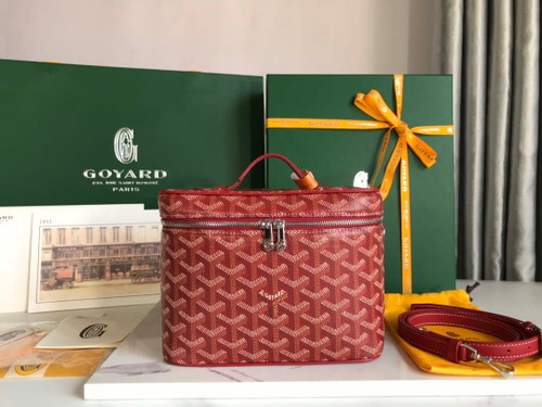 Goyard MUSEVAPMLTY01CL03P Muse Vanity Case PM Bag Red
