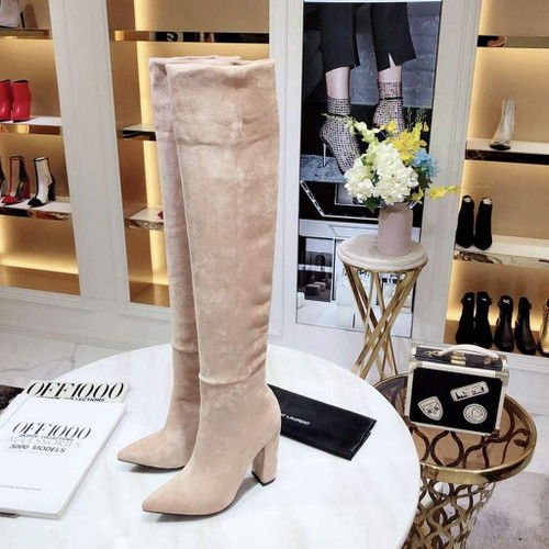 YSL Women's Boots Designer Saint Laurent YSL High Shoes Y66335