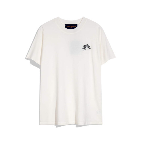 LV 1AAU5B Louis Vuitton Print Cotton Jersey Men Women's T-shirt L56214