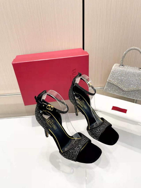 Valentino Women's Full Diamond Shoes 95mm V75477