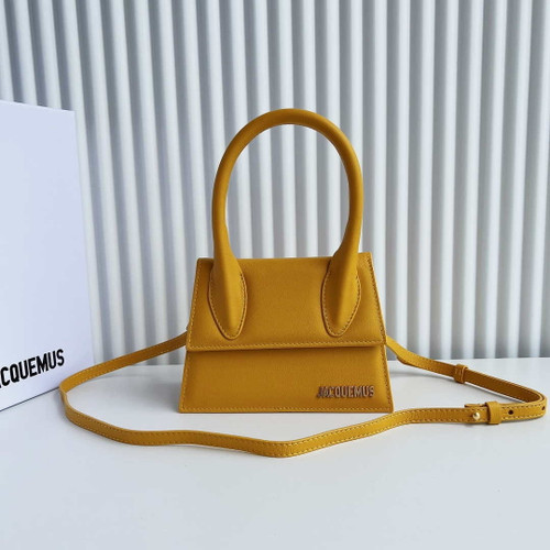 Jacquemus 222553 Yellow 'Le Chiquito Moyen' Bag