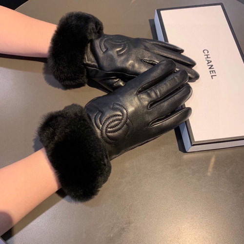 Chanel Women's Gloves Designer Leather Gloves AA8315