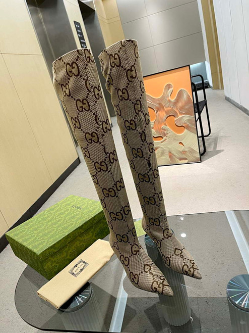 Gucci Women Shoes Style ‎715584 AFE70 2341 Gucci women's knee-high boot 191528