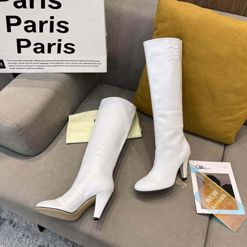 Fendi Women Shoes Cut Multicolor leather high-heeled boots 192490