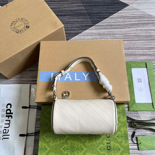 Gucci 760170 Gucci Blondie Mini Shoulder Bag White