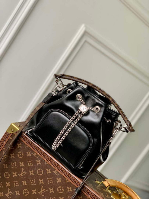 LV M14377 Louis Vuitton No Way Vibe Handbag Black