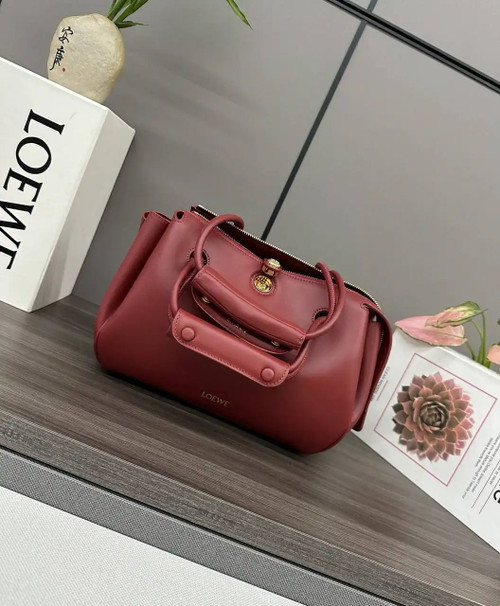 Loewe Small Madrid bag in supple calfskin AANBAB2X01 Red