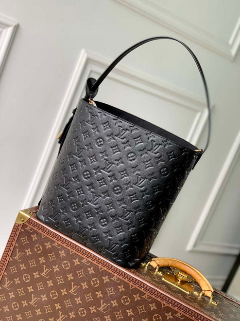 LV M13044 Louis Vuitton All In GM Bag Monogram Empreinte leather Black