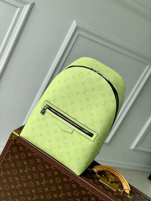 LV M14076 Louis Vuitton Discovery Slim Backpack Lemon Yellow