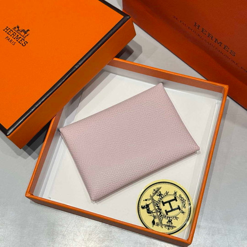 Hermes H083035CK10 Calvi Duo card holder H91011